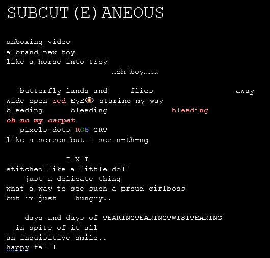 SUBCUTANEOUS